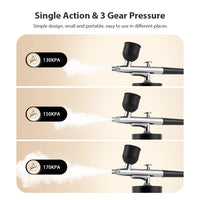 Portable Mini Airbrush Kit for Nail Art and Makeup