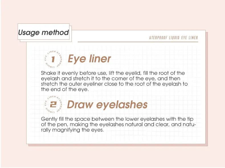 Precision Waterproof Liquid Eyeliner Pen - 19