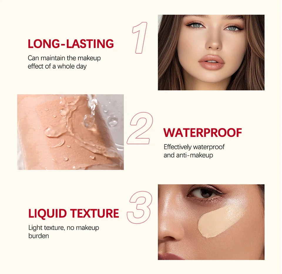 4-Piece Long-Lasting Waterproof Makeup Base and Setting Set - 20