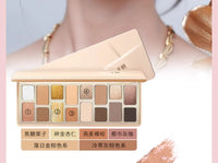 16-Color Highly Pigmented Matte and Shimmer Eyeshadow Palette