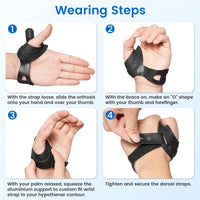 Flexible CMC Thumb Brace for Arthritis and Joint Support