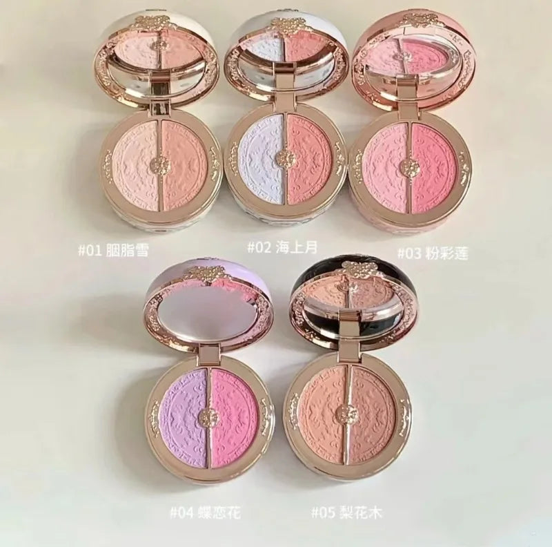 Long-Lasting Embossed Matte Powder Blush - 19