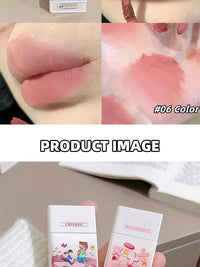Velvet Matte Lip Clay for Soft Long-Lasting Color