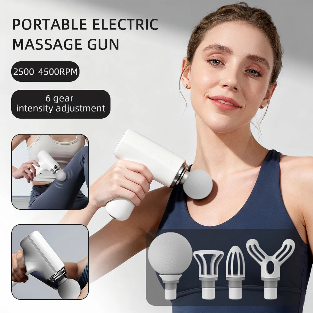 Portable Electric Deep Tissue Muscle Massage Gun - 7