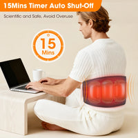 Cordless Lower Back Massager with Airbag Compression & Heat