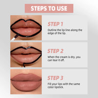 Waterproof Peel-Off Matte Lip Liner Stain