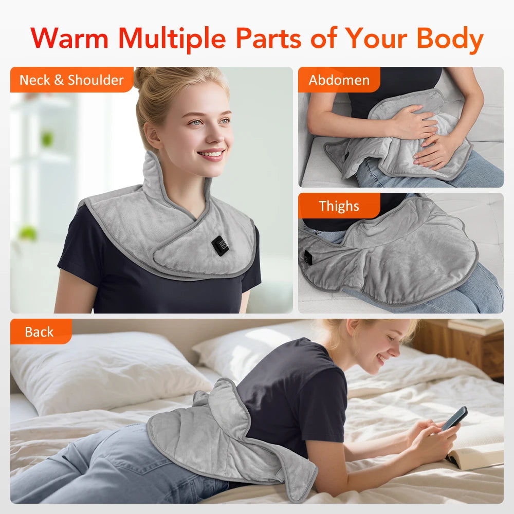 Heated Shoulder and Neck Relief Shawl - 8