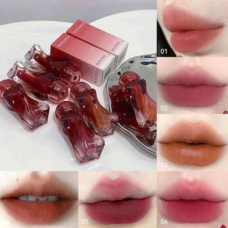 Velvet Matte Mousse Lip Glaze for Long-Lasting Hydration - 1