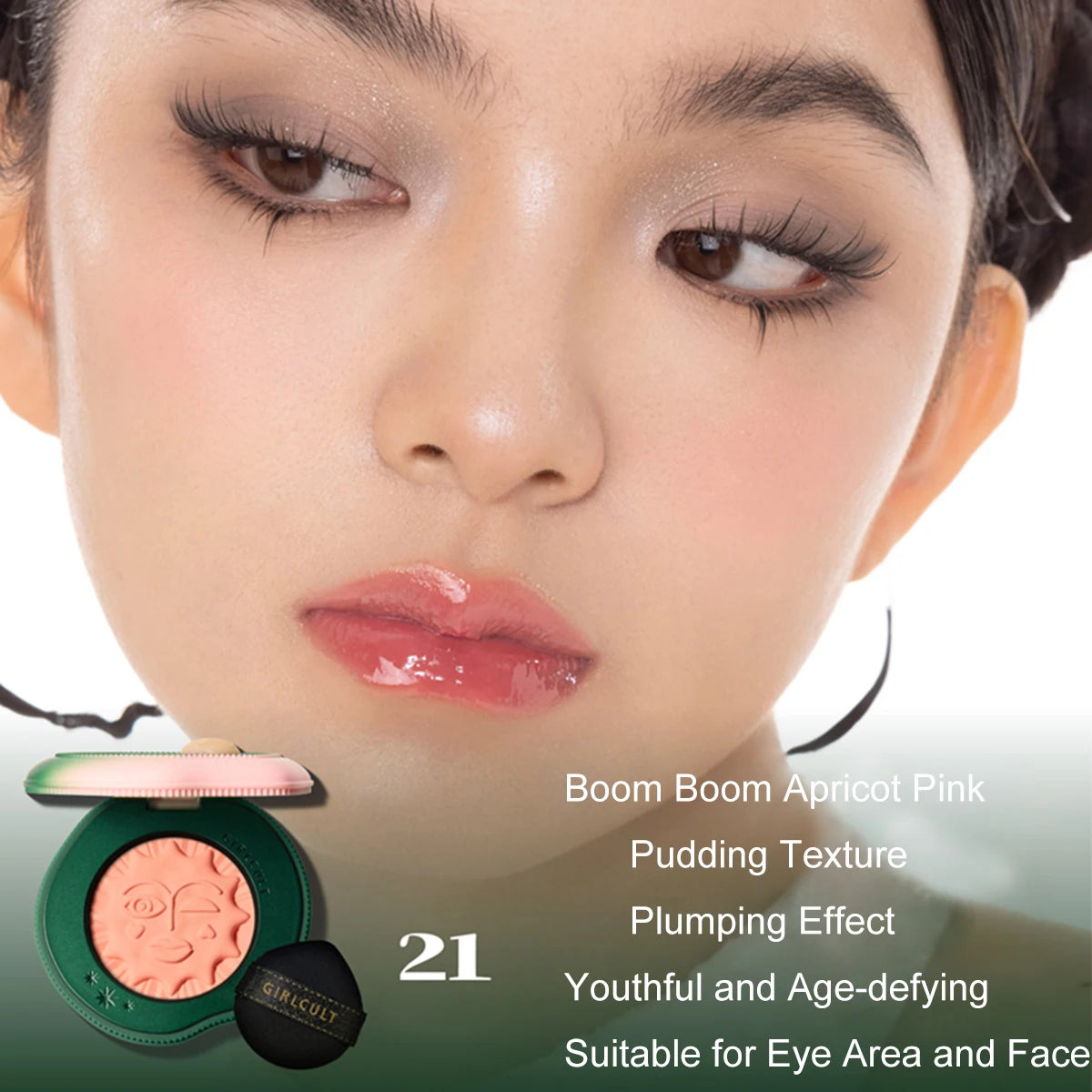 Soft Matte Velvet Finish Long-Lasting Aesthetic Blush - 25