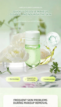 Portable Camellia Makeup Cleansing Oil Single-Use Packs