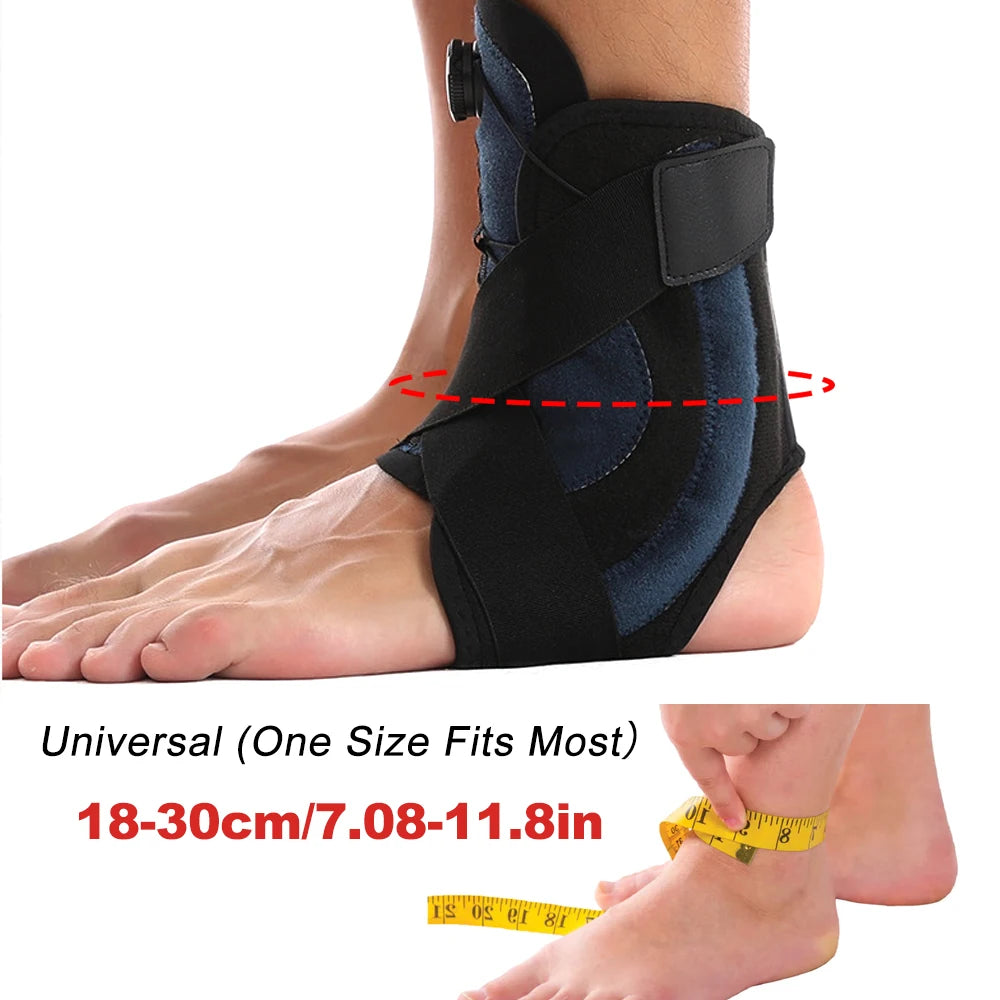 Adjustable Ankle Support Brace with Compression Knob - 9