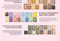 16-Color Highly Pigmented Matte and Shimmer Eyeshadow Palette