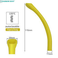 Autoclavable Dental Suction Tips - 10 Piece Set