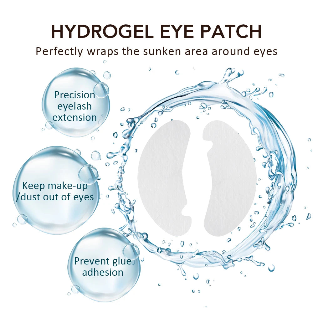 50-Pair Hydrogel Eye Patches for Eyelash Extensions - 3
