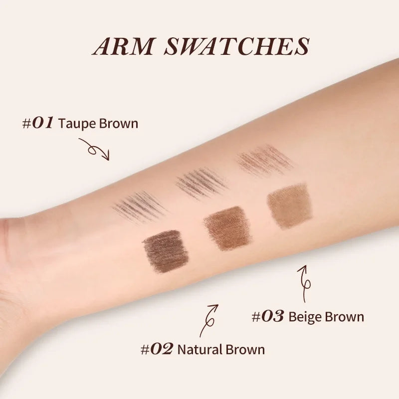 Dual-Ended Waterproof Brow Pencil and Tinted Gel Set - 2