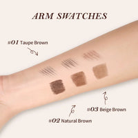 Dual-Ended Waterproof Brow Pencil and Tinted Gel Set