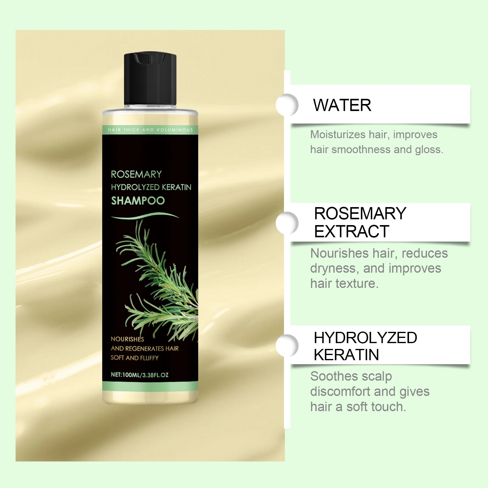 Rosemary Strengthening Shampoo for Hair Growth and Scalp Health - 2