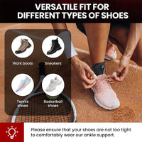 Adjustable Ankle Support Brace with Compression Knob