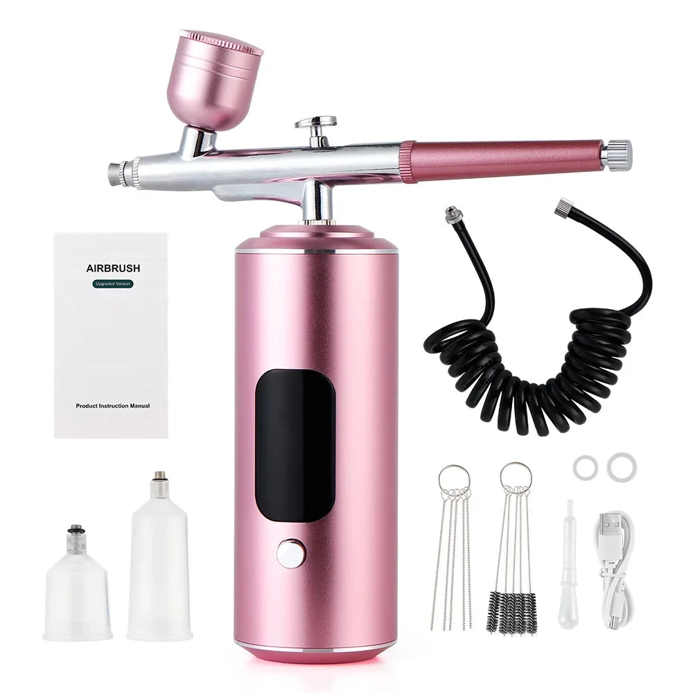 Portable Cordless Airbrush Kit for Makeup, Art, and Crafts - 14