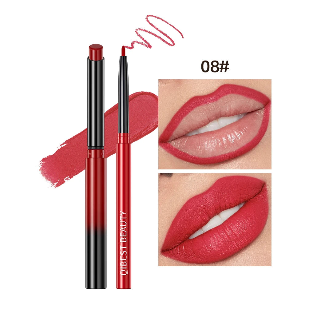 Matte Lipstick and Lip Liner Duo Set - 32
