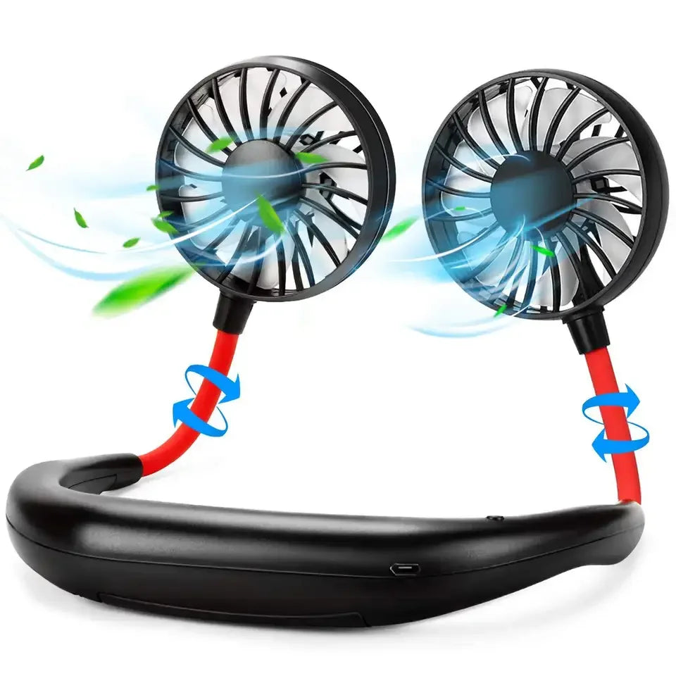 Portable Hands-Free Neck Fan for Cooling and Travel - 11