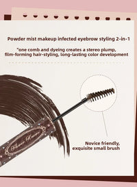 Dual-Ended Waterproof Eyebrow Pencil and Tint Gel
