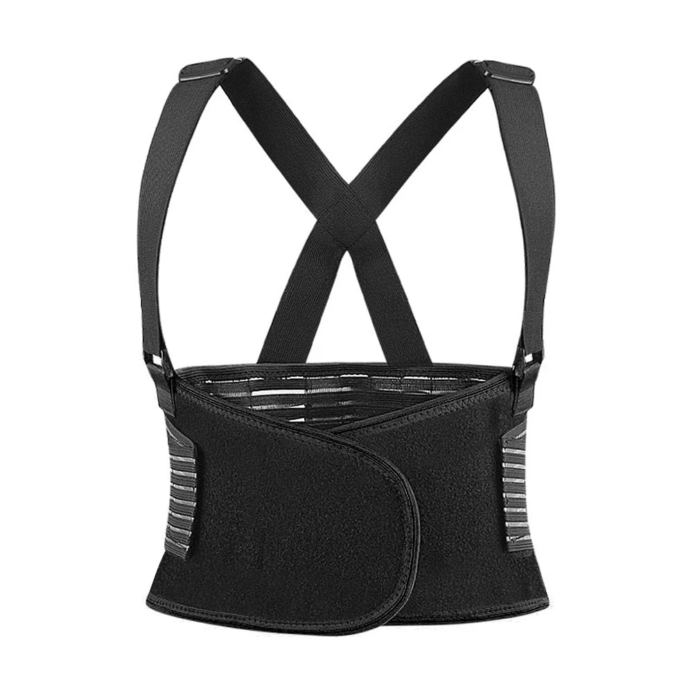 Adjustable Lower Back Support Brace for Heavy Lifting - 10