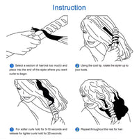 Automatic Spiral Hair Curling Iron