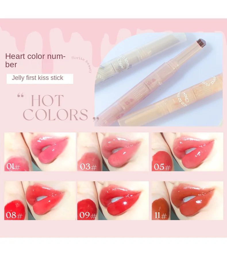 Mirror Shine Heart Shape Moisturizing Lipstick Pencil - 11