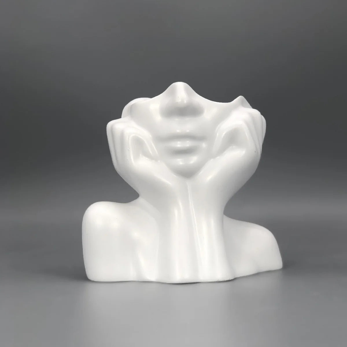Artistic Face Makeup Brush Organizer and Desk Vase - 14