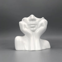 Artistic Face Makeup Brush Organizer and Desk Vase