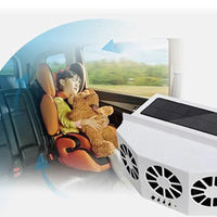 Solar-Powered Car Window Ventilation Fan