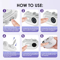 4-in-1 Automatic Electric Nail Trimmer and Manicure Tool