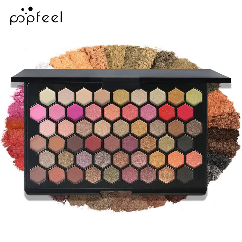 54-Color Professional Eyeshadow Palette for Every Occasion - 7