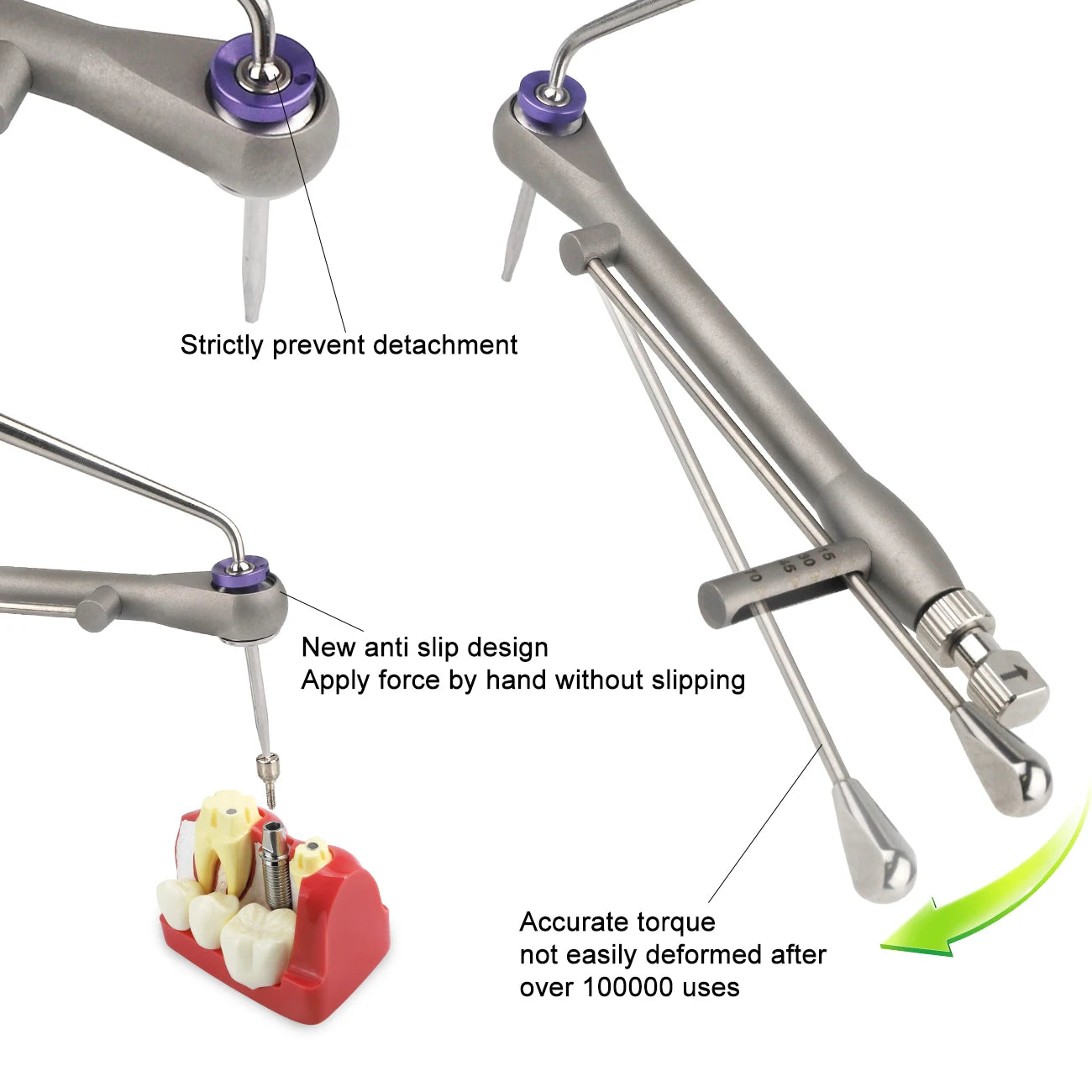 Universal Dental Implant Restoration Screwdriver and Wrench Kit - 2