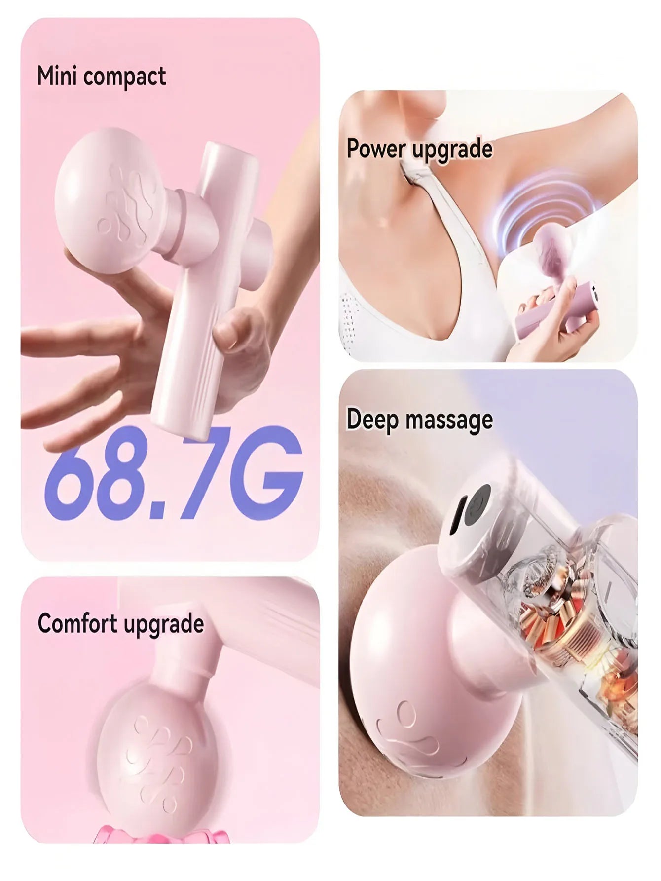 Portable Mini Deep Tissue Muscle Massage Gun - 3