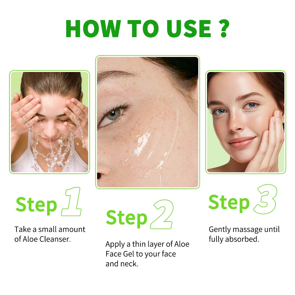 Soothing Aloe Vera Hydrating Face Gel - 6