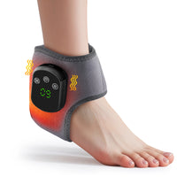 Heated Vibrating Ankle Massager for Pain Relief