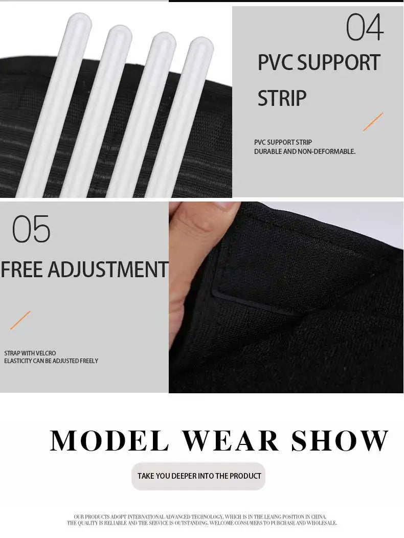 Adjustable Sports Waist & Back Support Trimmer Belt - 15