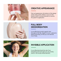 Long-Lasting Invisible Body Deodorant Stick