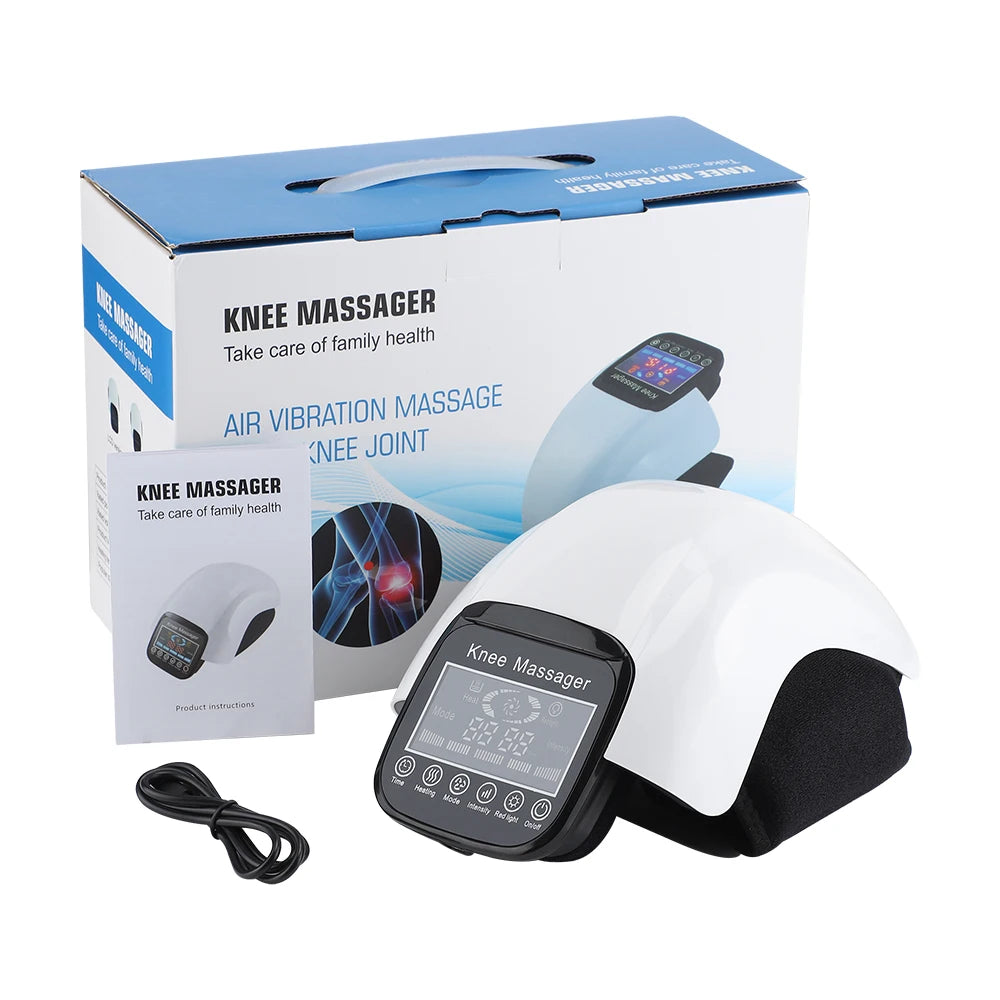 Wireless Heated Knee Massager with Vibration Therapy - 10