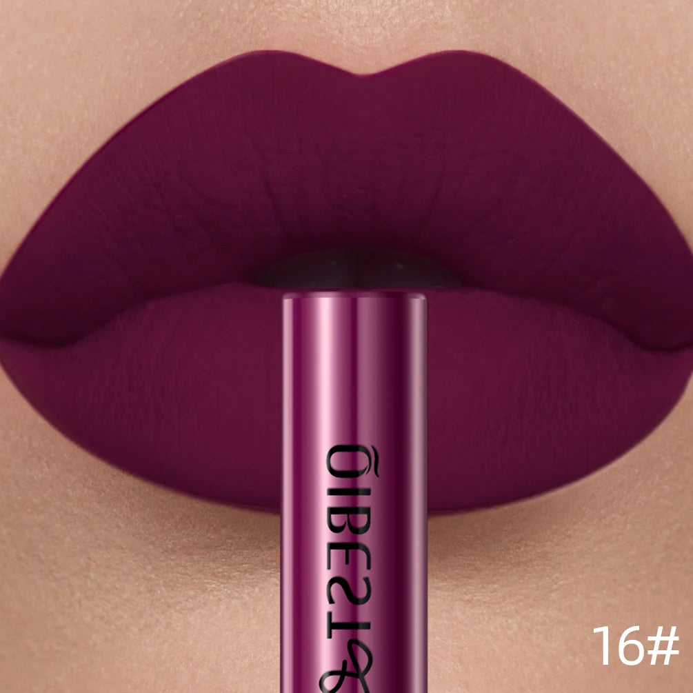 Long-Lasting Waterproof Velvet Matte Liquid Lipstick - 1