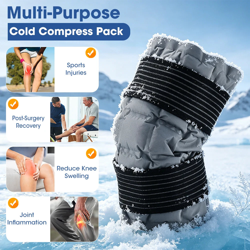 Reusable Hot & Cold Knee Therapy Wrap for Joint Pain Relief - 3