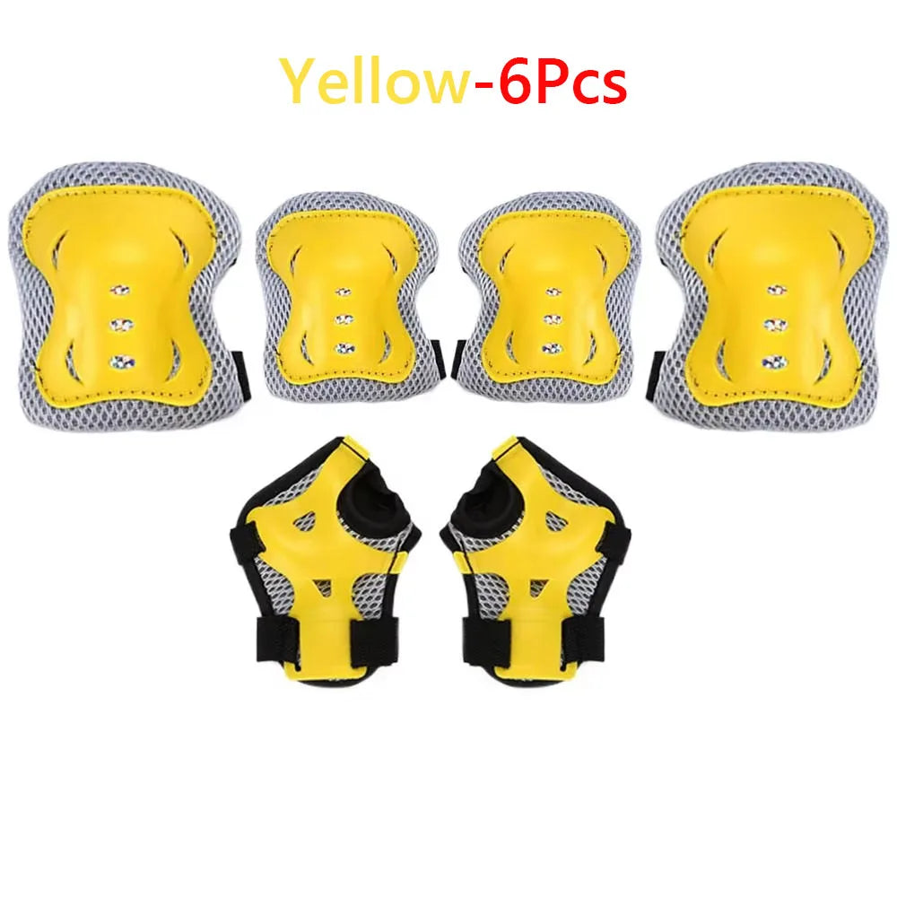 6-Piece Kids Protective Gear Set for Skating and Cycling - 7