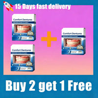 Comfort Fit Realistic Silicone Cosmetic Dentures