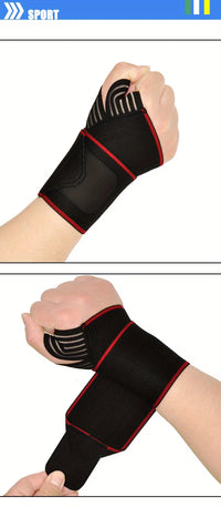 Adjustable Wrist Support Brace for Weightlifting and Sports