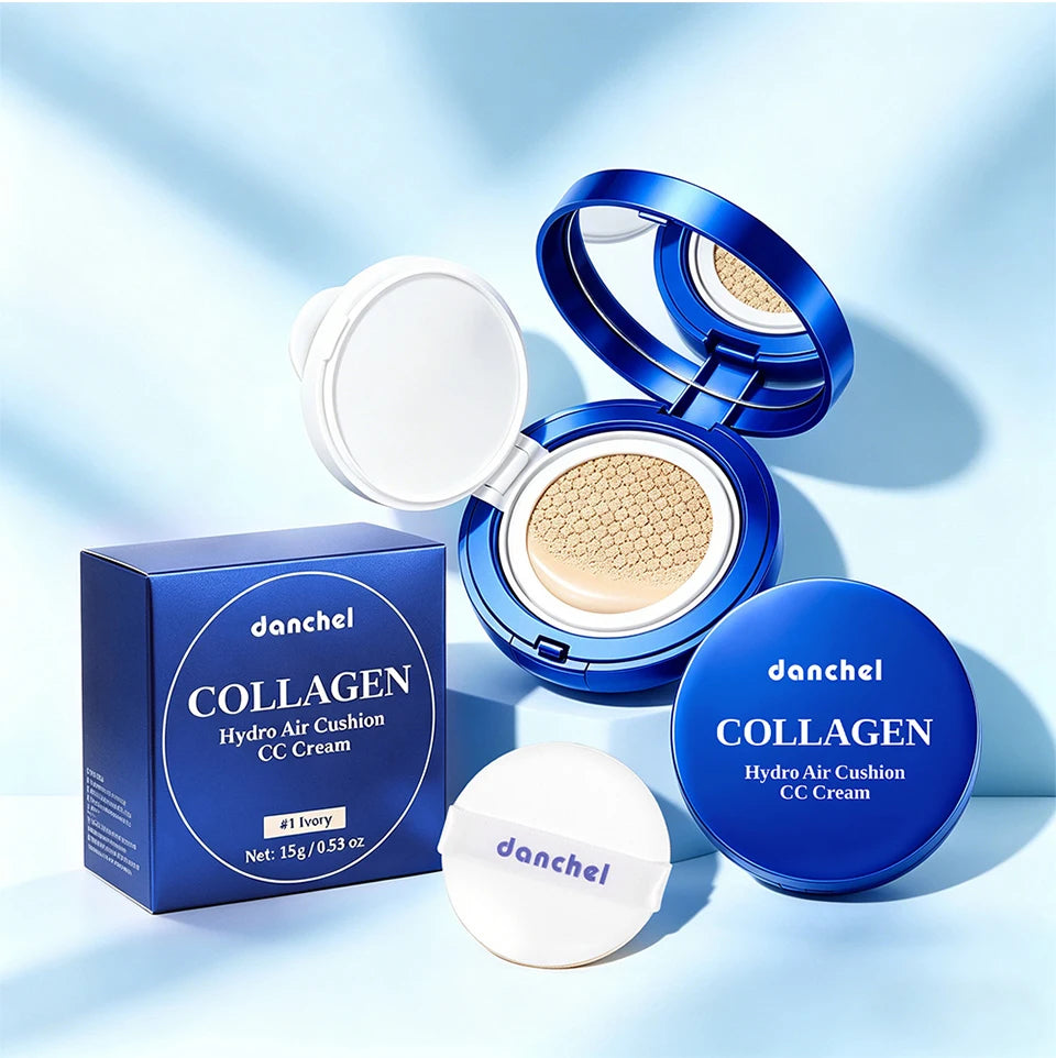 Collagen Hydrating Air Cushion CC Cream for Dewy Skin Finish - 20