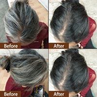 Instant Permanent Hair Dye Shampoo for Grey Coverage
