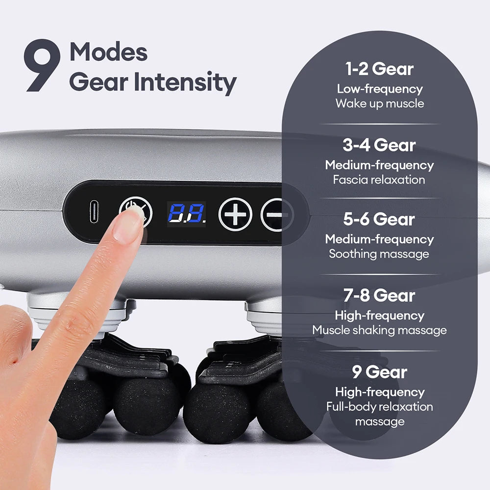 48-Head Deep Tissue Body Massage Gun - 22