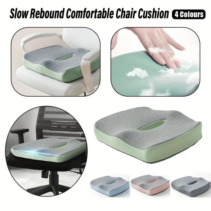 Ergonomic Memory Foam Seat Cushion for Office and Car - 3